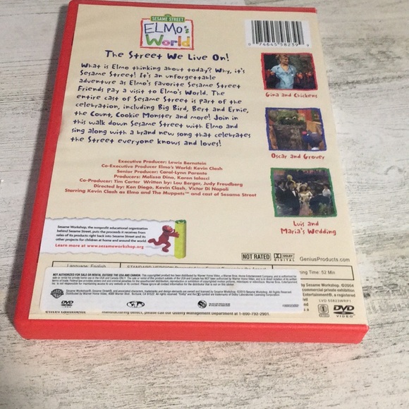 Elmo in Grouchland and Elmo The Street We Live On! Set of two DVD’s - Picture 6 of 7
